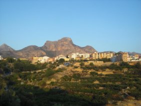 Panorámica de La Nucía (Alicante)