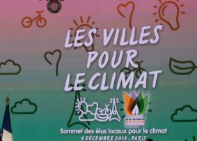 Cumbre de Alcaldes por el Clima, celebrada en el marco de la COP 21, de París.